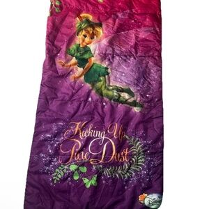 Vintage Nostalgic Kids Tinker bell Sleeping Bag with Zipper Pixie Dust Fairy